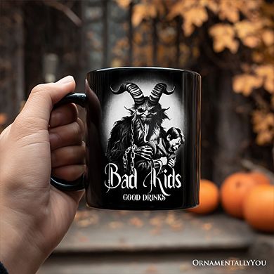 Krampus Spooky Portrait Mug Horror Villain Theme Halloween Gift