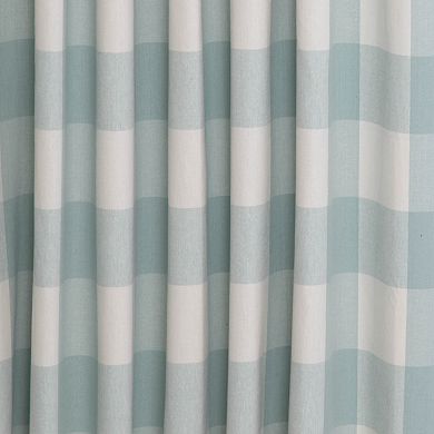 NATCO Broden Room Darkening Checkered Single Window Curtain Panel