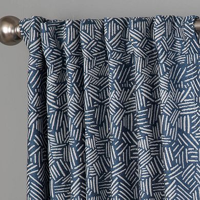 NATCO Dita Room Darkening Woven Single Window Curtain Panel