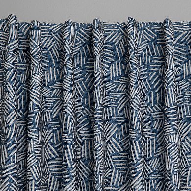 NATCO Dita Room Darkening Woven Single Window Curtain Panel