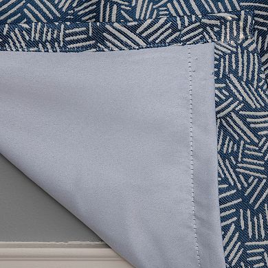 NATCO Dita Room Darkening Woven Single Window Curtain Panel