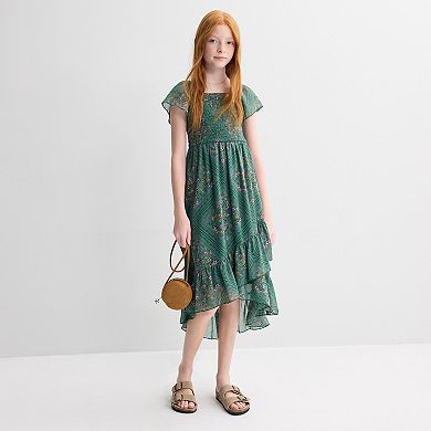 Girls 7-16 Speechless Chiffon Midi Dress with Purse