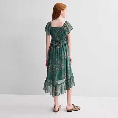 Girls 7-16 Speechless Chiffon Midi Dress with Purse
