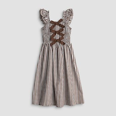 Girls 7-16 Speechless Gingham Midi Dress
