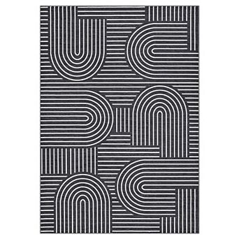 Modern Area Rug Machine Washable Stain Resistant Low Pile Pet Friendly Floor for Living Room