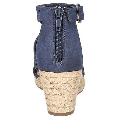 Easy Street Tova Women's Wedge Espadrille Sandals