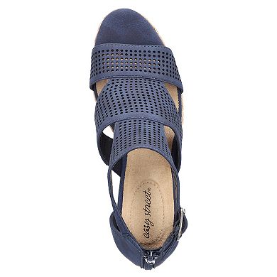 Easy Street Tova Women's Wedge Espadrille Sandals