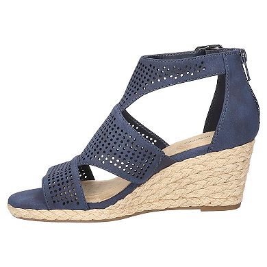 Easy Street Tova Women's Wedge Espadrille Sandals