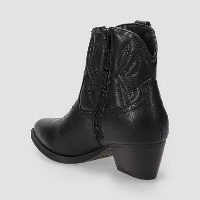 SO® Howdee Women's Short Western Ankle Boots