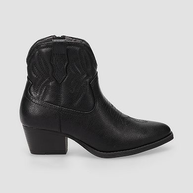 SO® Howdee Women's Short Western Ankle Boots