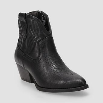 SO® Howdee Women's Short Western Ankle Boots