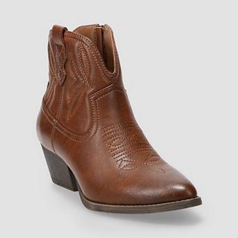 SO® Howdee Women's Short Western Ankle Boots