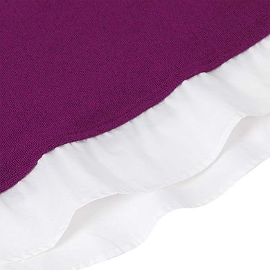 Women's Long Sleeve V-Neck Shirts Contrast Collared Patchwork Work Blouse Tunics Tops