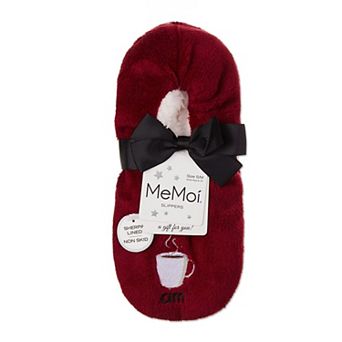 Women's Morning Brew/Night Cap Sherpa Lined Slippers