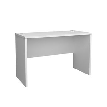 Malibu 47" Wide Study Desk White Modern Simple Computer & Laptop Table Dining Table For Bedroom.