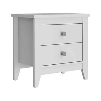 Amara 24" Tall, Two Drawer Nightstand