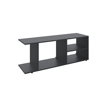Goodwood Minimalistic Tv Stand For 65-Inch Tv With 5 Open Shelves