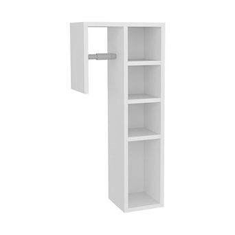Lodi Freestanding Toilet Paper Cabinet With Slim Vertical Design And Storage Compartment