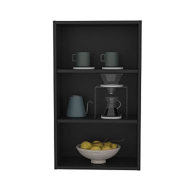 Eco 36" High Open 3-Tier Wall Cabinet, Wall Shelf, Storage Cabinet, Cube Shelf Bedroom, Office.
