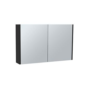 Bouti 19.7" H X 31.5" W Double Door Mirror Medicine Cabinet, Three Interior Shelves For Bathroom.
