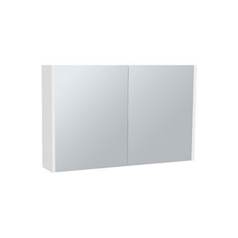 Bouti 19.7" H X 31.5" W Double Door Mirror Medicine Cabinet, Three Interior Shelves For Bathroom.