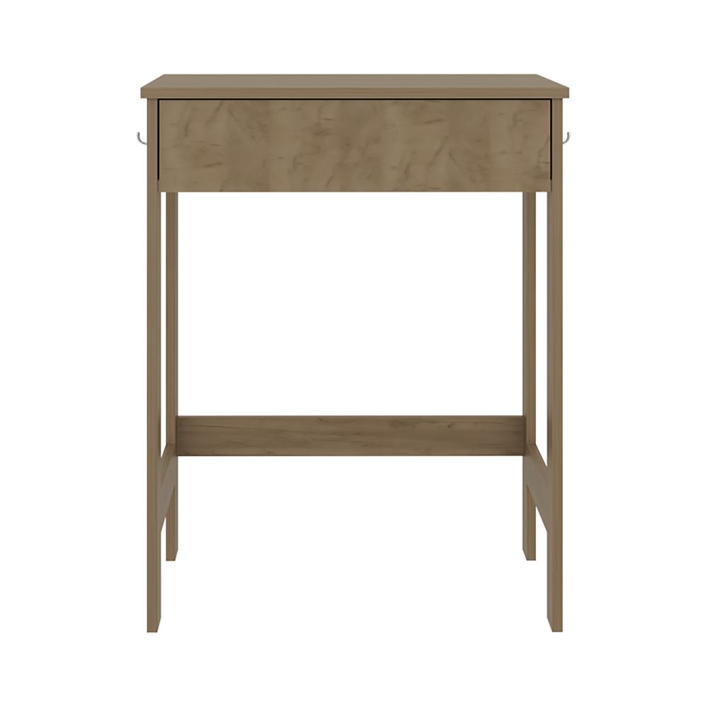 Hills Computer Desk With 2 Side Shelves And Spacious Worksurface