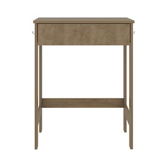 Hills Computer Desk With 2 Side Shelves And Spacious Worksurface