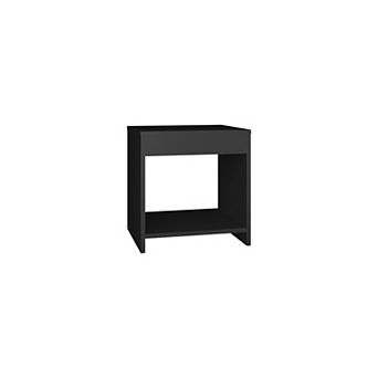 Chroma 16.5" Tall Minimalistic Nightstand With Open Shelf