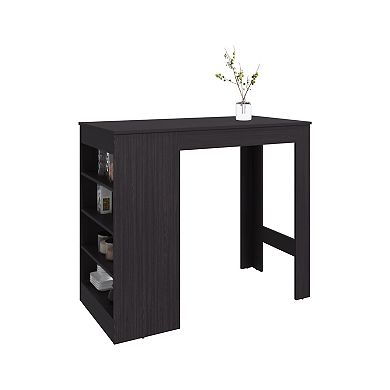 Cecile Coffee Table with Storage Shelf, Modern Design for Living Room or Lounge Area