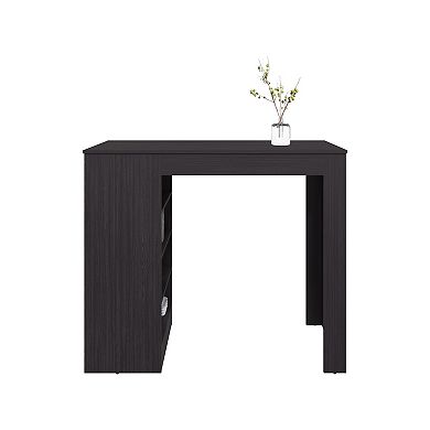 Cecile Coffee Table with Storage Shelf, Modern Design for Living Room or Lounge Area