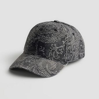 LaValentina Women's Washed Bandana Eyelet Baseball Cap