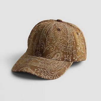 LaValentina Women's Washed Bandana Eyelet Baseball Cap