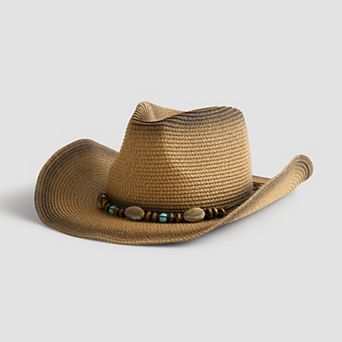 Women's LaValentina Brown Tea Stain Cowboy Hat