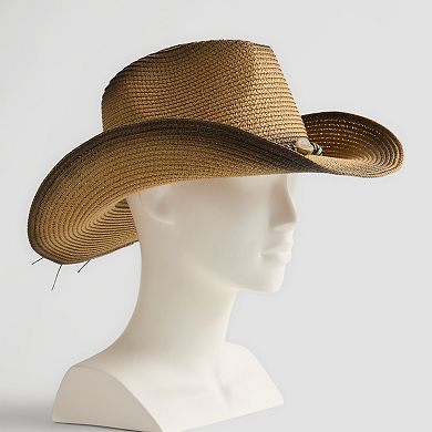 Women's LaValentina Brown Tea Stain Cowboy Hat