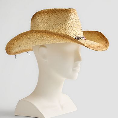 Women's Tea-Stained Cowboy Palm Print Hat