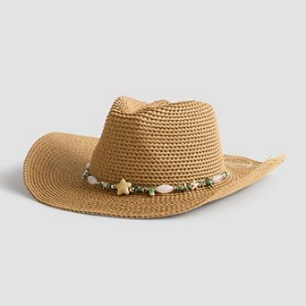 Women's Straw Cowboy Hat