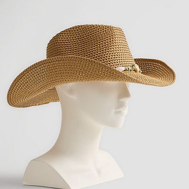 Women's Straw Cowboy Hat