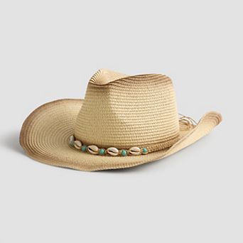 Women's Straw Cowboy Hat
