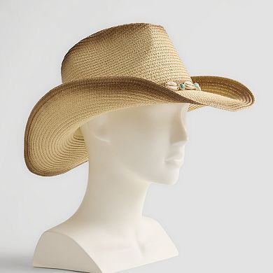 Women's Straw Cowboy Hat