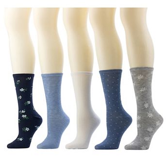 Women's Sonoma Goods For Life® 5-Pack Crew Floral Socks