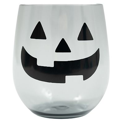 Celebrate Together™ Halloween 4-Piece Jack O' Lantern Stemless Wine Glass Set