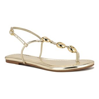 Nine West Bello Women's Round Toe Casual Flat Sandals