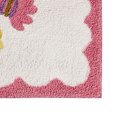 Hallmark Multi Spring Butterfly Cotton Rich Bath Mat