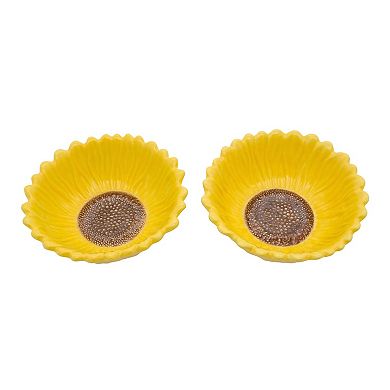 Celebrate Together™ Fall 2-Piece Sunflower Dip Bowl Set