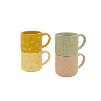 Celebrate Together™ Fall 4 pc Daisy Stacking Mug Set