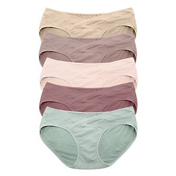 Women's Kindred Bravely Under-the-Bump Bikini Underwear 5-Pack