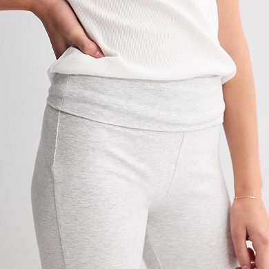 Girls 7-16 SO® Foldover Flare Leggings in Regular & Plus Size
