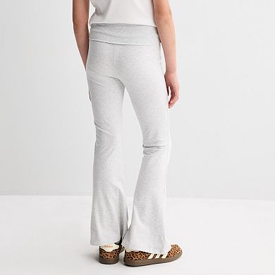 Girls 7-16 SO® Foldover Flare Leggings in Regular & Plus Size