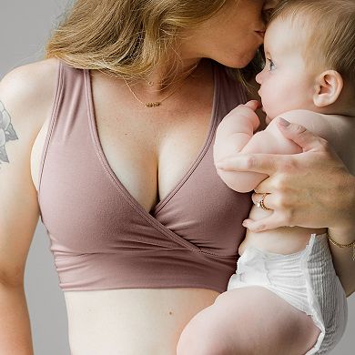 Maternity Kindred Bravely French Terry Racerback Nursing & Sleep Bra