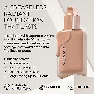 Hy-Glam Foundation Hydrating & Blurring Luminous Longwear Serum Foundation